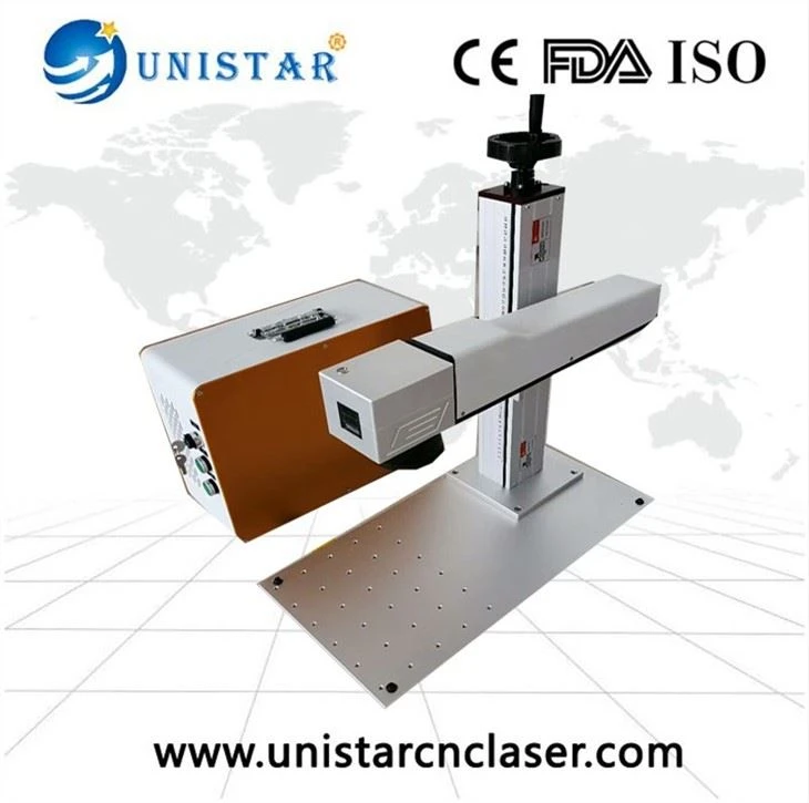 JPT Mopa 30W 60W Fiber Color Laser Marking Engraving Machine On Stainless Steel